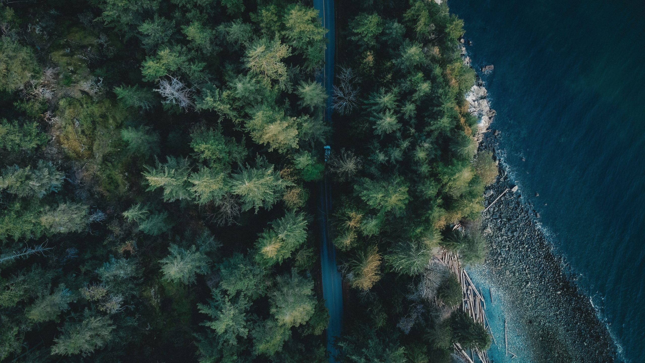 Border and coastal corridor real-photo visual