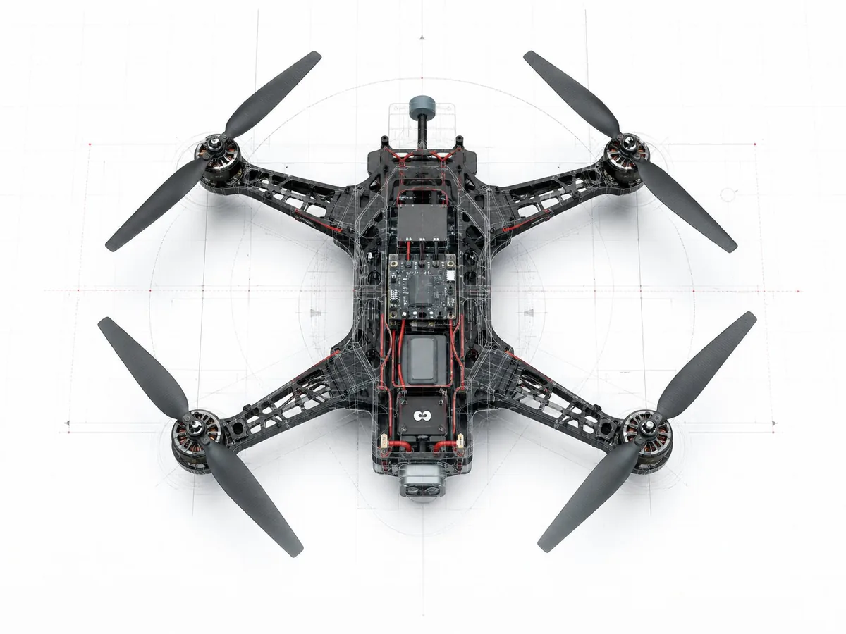 KX-1 Raven — A multirotor development platform for proving autonomy, avionics, power, and payload integration.